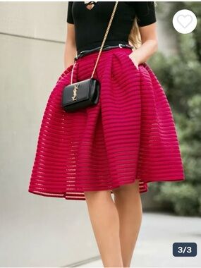 Maje cerise skirt - brand new with tags - absolutely gorgeous! Size 1